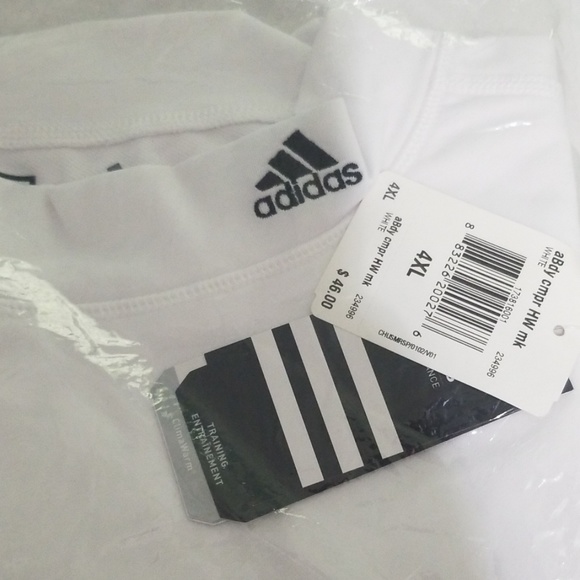 Men's Adidas Compression Top Long Sleeved 4XL NEW - Picture 4 of 4